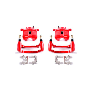 Power Stop 01-03 Acura CL Front Red Calipers w/Brackets - Pair