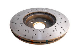 DBA 94-97/99-05 MX-5 Miata Front Drilled & Slotted 4000 Series Rotor
