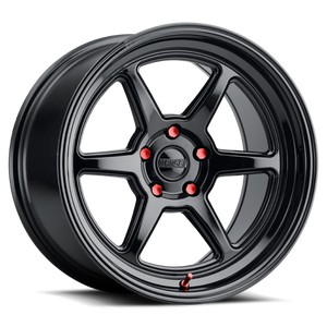 Kansei K14B Roku 18x10.5in / 5x110 BP / 12mm Offset / 73.1mm Bore - Gloss Black Wheel