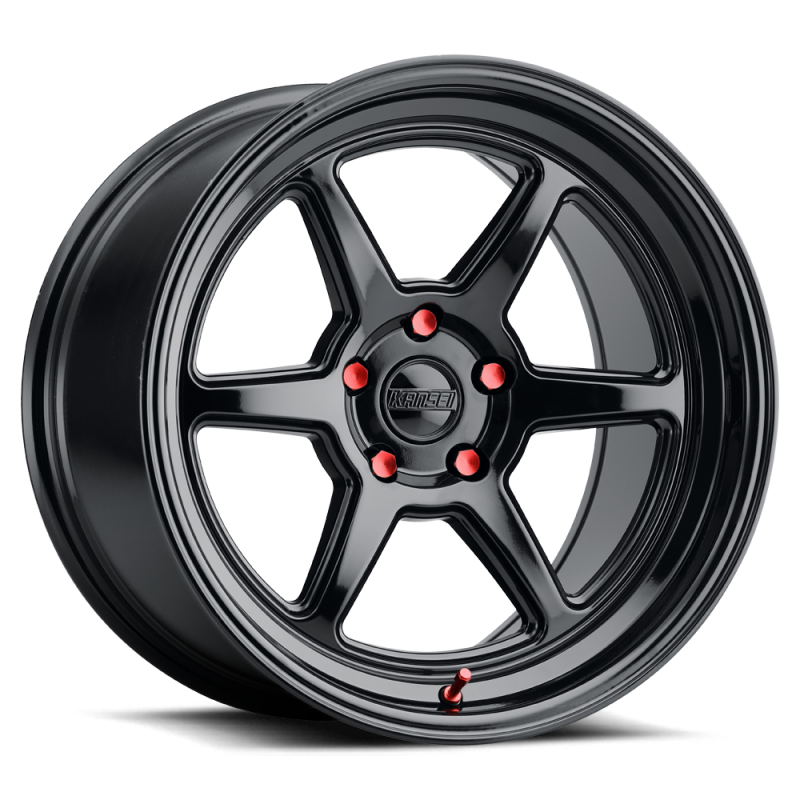 Kansei K14B Roku 18x9.5in / BLANK BP / 22mm Offset / 66.56mm Bore - Gloss Black