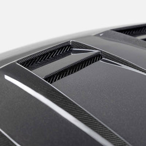 Seibon 2022-2023 Volkswagen Golf GTI/R DV-Style Carbon Fiber Hood
