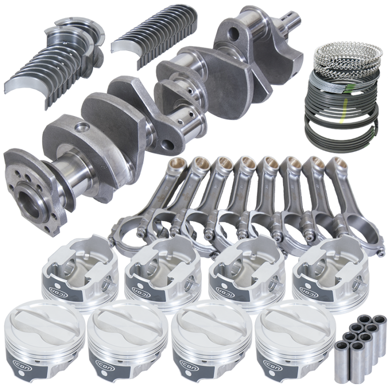Eagle Chevy LT1350 1Pc 3.750in Crank 6.000in I-Beam Rods -18cc 4.060in Pistons Rotating Assembly
