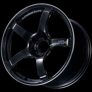 Advan TC4 17x6.5 / +40 Offset / 4x100 / 63mm Bore / Black Gunmetallic and Ring