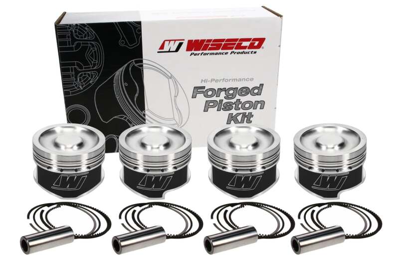 Wiseco VW 1.6L 16V 77.00 mm Bore 29.27 mm CH -21.30 CC Piston Set