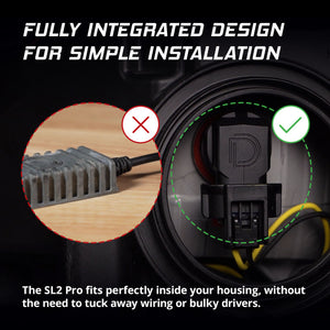 Diode Dynamics H13 White SL2 Pro LED Bulbs (Pair)