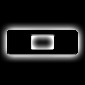 ORACLE Lighting Universal Illuminated LED Letter Badges - Matte Blk Surface Finish - D