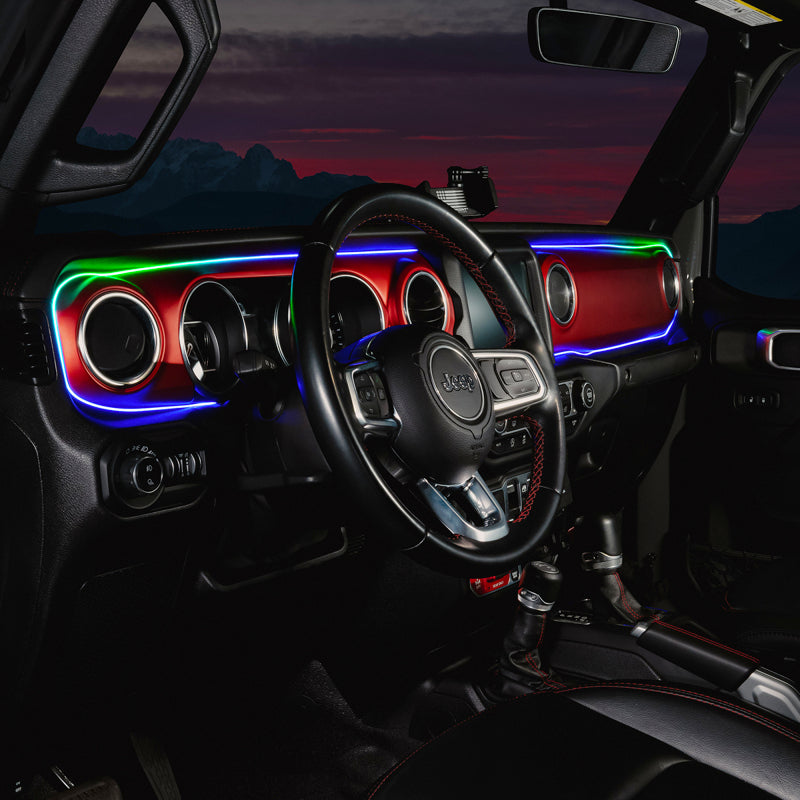 Oracle 18-23 Jeep Wrangler JL/Gladiator JT Dynamic ColorSHIFT LED Interior Dash Board Kit