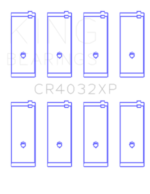 King Engine Bearings Toyota 4AGE/4AGZE 16v 1.6L (Size .025mm) Rod Bearing Set