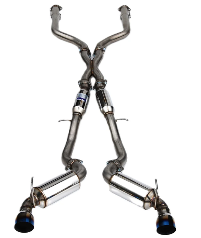 Invidia 2022+ Nissan Z 70mm N1 Cat Back Exhaust - TI Tips