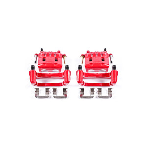 Power Stop 16-17 Subaru Crosstrek Front Red Calipers w/Brackets - Pair