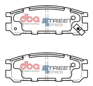 DBA 93-98 Subaru Impreza (w/ABS Excl Outback) Rear Street Series Brake Pads