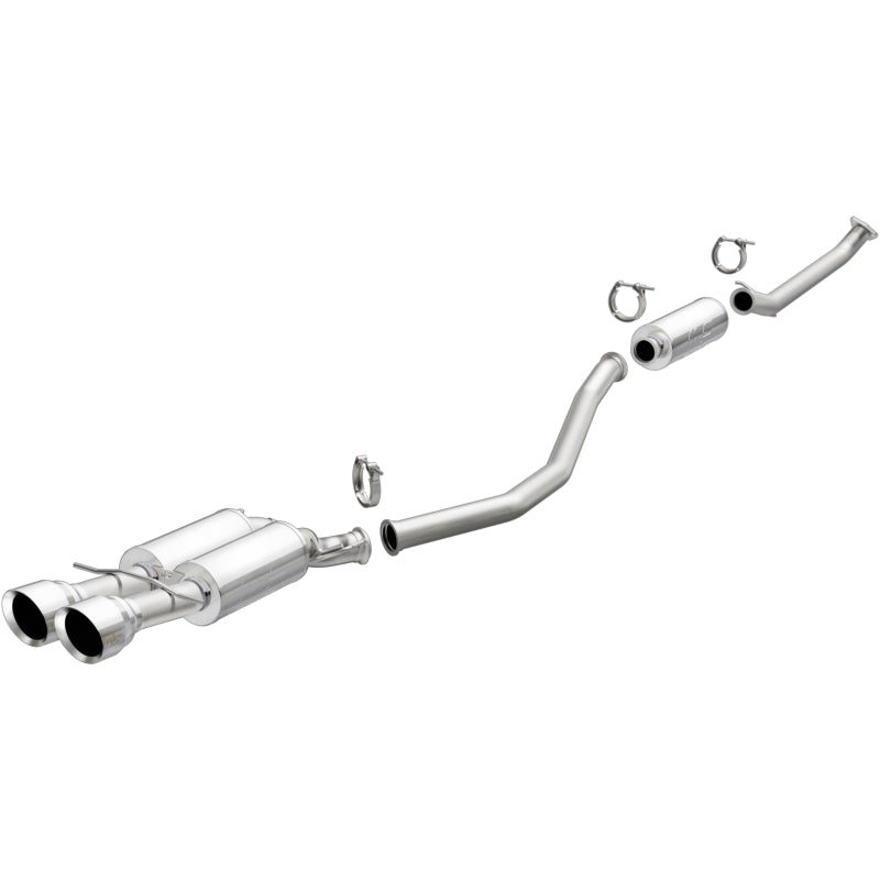 MagnaFlow 2017+ Honda Civic 1.5L 409 SS Single Exit Polished 4.5in Dual Tips Cat-Back Exhaust
