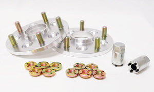 Project Kics 15mm Thick 12x1.25 4x100 to 4x114.3 Wide Tread Spacers PCD Conversion