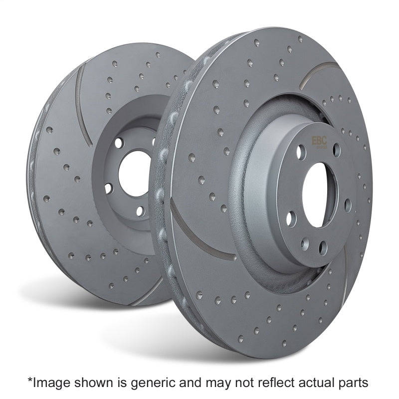 EBC 15-18 Subaru Legacy/Outback GD Sport Slotted and Dimpled Rear Rotors