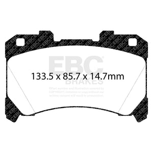 EBC 2023+ Toyota GR Corolla Yellowstuff Front Brake Pads