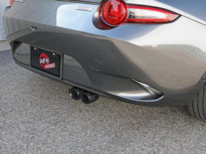 aFe Takeda 2-1/2in SS-304 Cat-Back Exhausts w/ Polished Tip 16-19 Mazda MX-5 Miata ND 2.0T