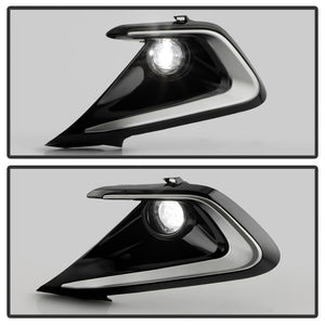 Spyder 23-24 Toyota Corolla Hatchback OEM Full Fog Lights w/Switch - Clear (FL-TCOC2023-HB-LED-C)