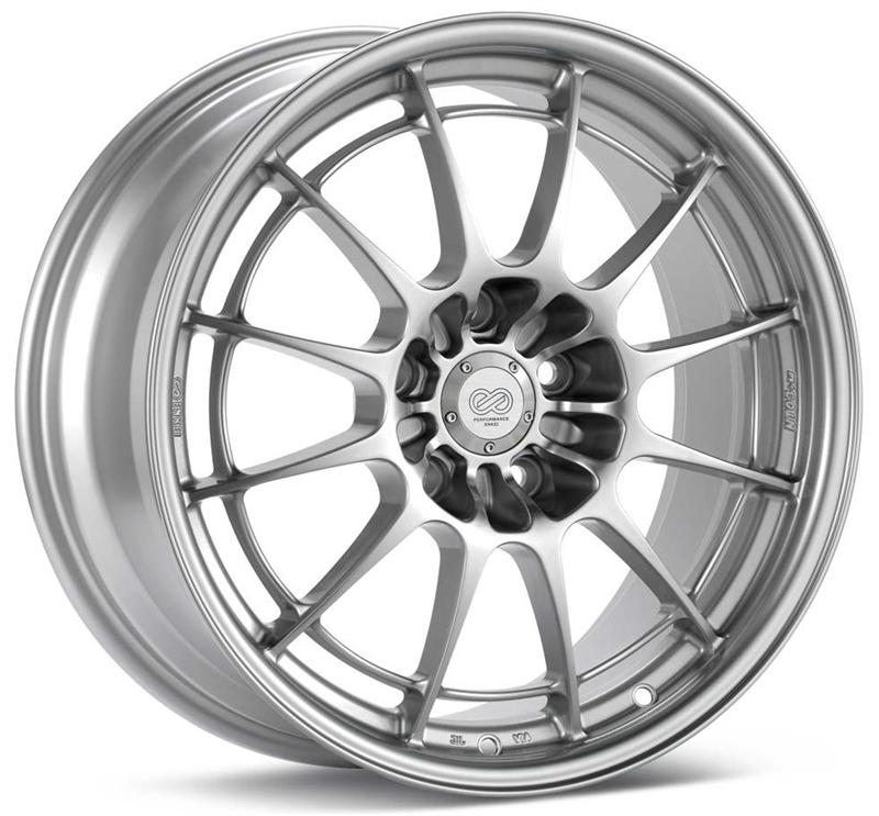 Enkei NT03+M 18x10 5x130 60mm Offset 71.6mm Bore Silver Wheel