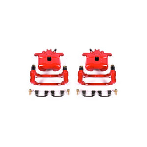 Power Stop 02-06 Acura RSX Front Red Calipers w/Brackets - Pair