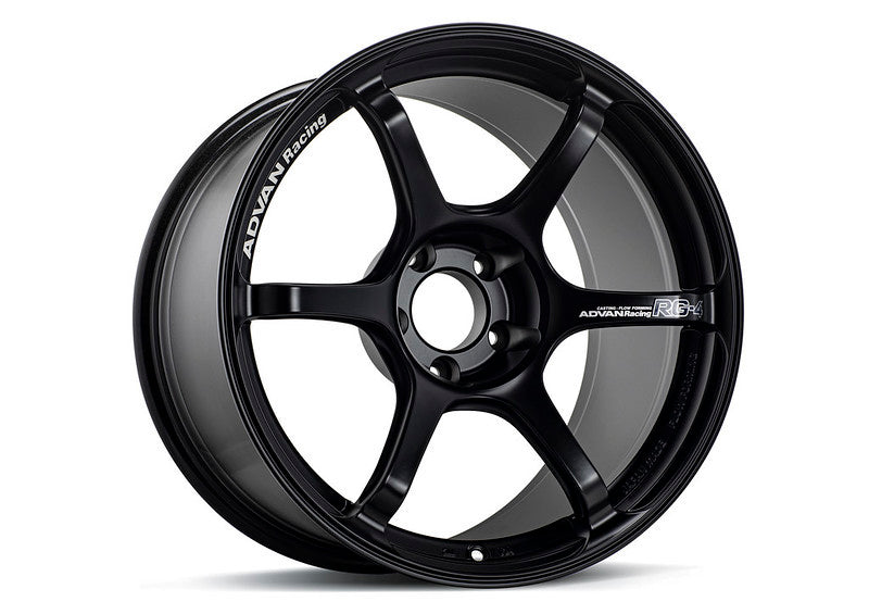 Advan RG-4 18x9.5 +45 5x114.3 Semi Gloss Black Wheel