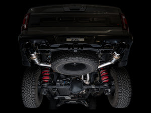 AWE Gen 3 Raptor R SwitchPath Exhaust - Diamond Black Tips