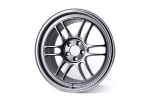 Enkei RPF1 17x9 5x100 35mm Offset 73mm Bore Dark Silver Wheel