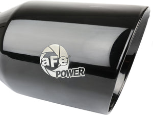 aFe MACH Force-Xp Universal Exhaust Tip 3 IN Inlet x 4-1/2 IN Outlet x 9 IN L- Black Tip