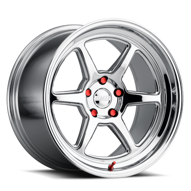 Kansei K14X Roku 18x9.5in / 5x120 BP / 22mm Offset / 72.56mm Bore - Chrome Wheel