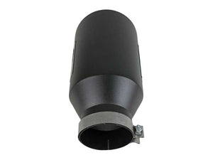 aFe Power Universal 5in Inlet 8in Outlet MACH Force-XP Clamp-On Exhaust Tip - Black