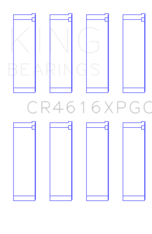 King Engine Bearings Subaru FA20 (Size .026) pMaxKote Performance Rod Bearing Set