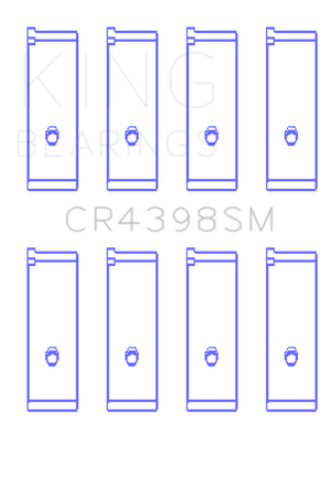 King Engine Bearings Honda L13A4/L15A (Size 0.25) Connecting Rod Bearing Set