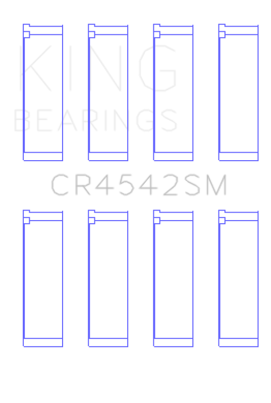 King Honda K-Series (Except A3) 16v 2.0L/2.3L/2.4L Connecting Rod Bearing Set (Set of 4)
