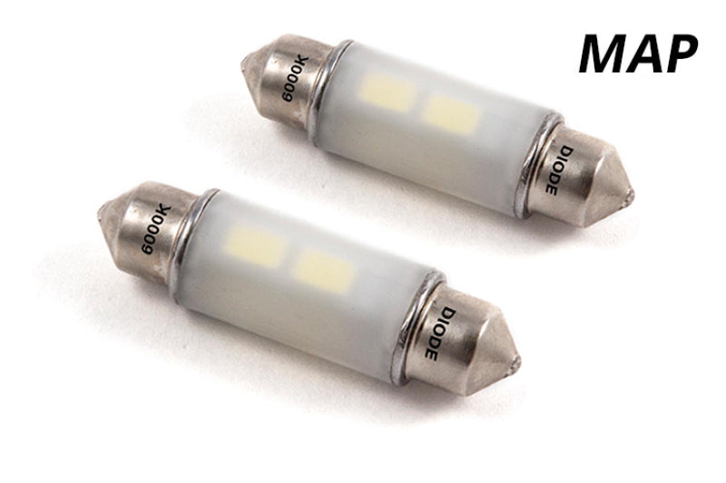 Diode Dynamics 39mm SMF2 LED Bulb - Cool - White (Pair)