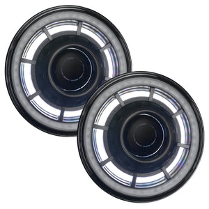 ORACLE Lighting 0718 Jeep Wrangler JK Oculus 7in ColorSHIFT BiLED Projector Headlights