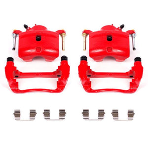 Power Stop 13-15 Acura ILX Front Red Calipers w/Brackets - Pair
