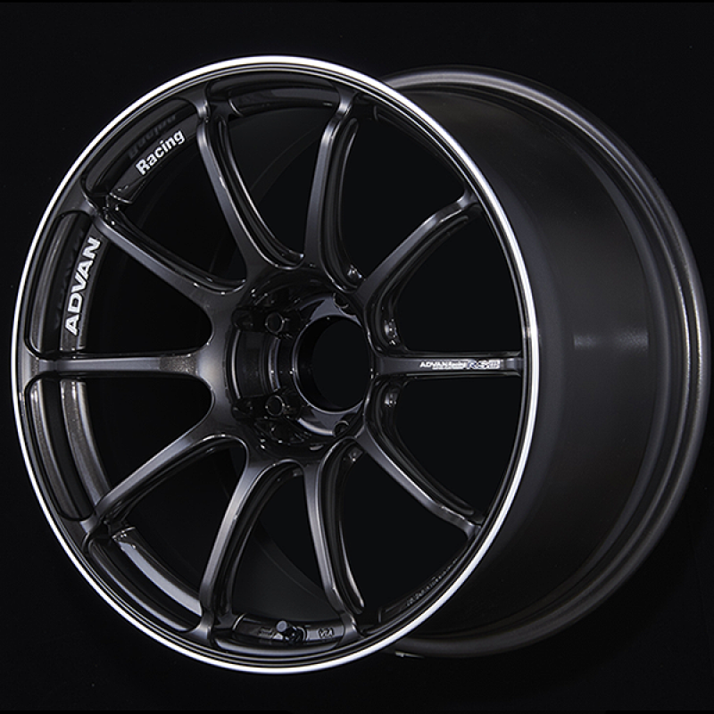 Advan RSIII 18x9.5 / +35 Offset / 5x114.3 / 73mm Bore / Black Gunmetallic and Ring