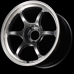 Advan RG-D2 17x7.5 / +35 Offset / 4x98 / 58mm Bore / Machining and Racing Hyper Black