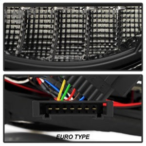 Spyder 14-19 Mercedes Benz CLA LED Tail Lights (ALT-YD-MBCLA14AP-GRSEQ-BK)