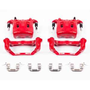 Power Stop 08-12 Infiniti EX35 Front Red Calipers w/Brackets - Pair