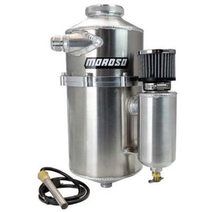 Moroso Drag Race 2 Pc 60/40 Split 16.5in Tall 7in Dia 7qt Dry Sump Tank