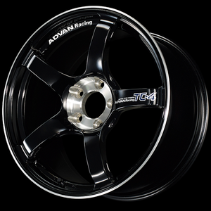 Advan TC-4 SE 17x7.5 / +35 Offset / 4x100 / 63mm Bore / Racing Gloss Black and Diamond Cut
