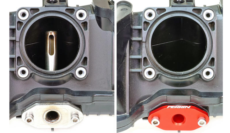 PERRIN 22-26 Subaru WRX Low Profile Intake Return Nozzle - Red