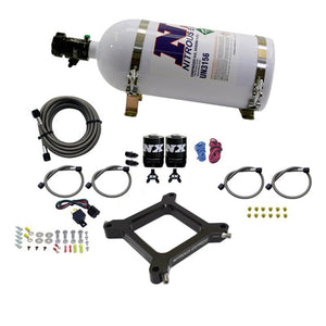 Nitrous Express 4150 Assassin Plate System Pro Power Alcohol 100-500HP (10lb Bottle)