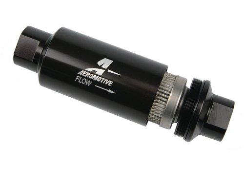 Aeromotive In-Line Filter - (AN -08 Male) 100 Micron Stainless Steel Element