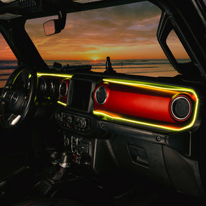 Oracle 18-23 Jeep Wrangler JL/Gladiator JT Dynamic ColorSHIFT LED Interior Dash Board Kit
