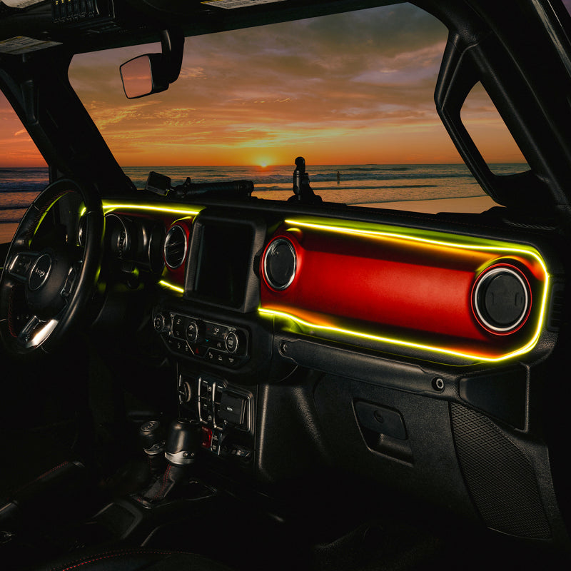 Oracle 18-23 Jeep Wrangler JL/Gladiator JT Dynamic ColorSHIFT LED Interior Dash Board Kit
