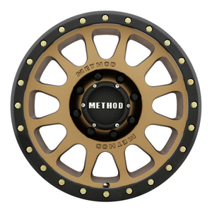 Method MR305 NV 20x10 -18mm Offset 8x6.5 130.81mm CB Method Bronze/Black Street Loc Wheel