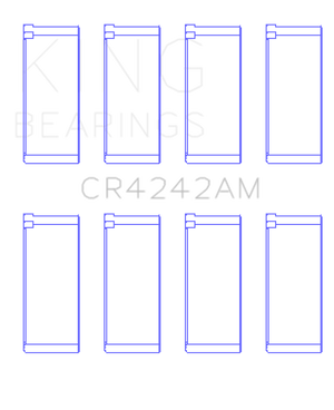 King Engine Bearings Honda 97ci 1.6L L4 B16A2/B16A3 Rod Bearing Set - Size STD