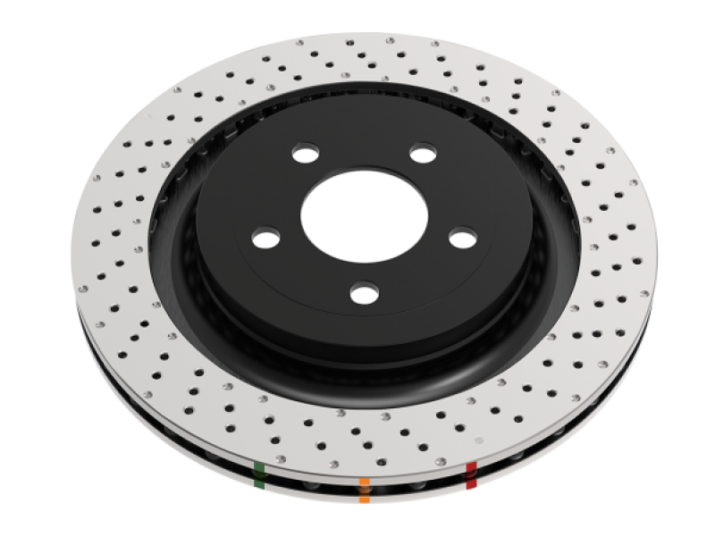 DBA 04-17 Subaru WRX STi Front Cross Drilled/Dimpled 4000 XD Series Rotor
