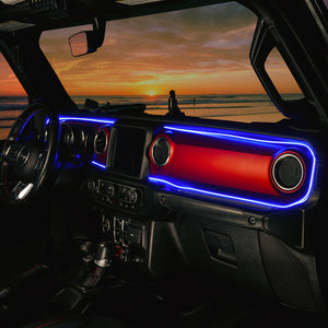 Oracle 18-23 Jeep Wrangler JL/Gladiator JT Dynamic ColorSHIFT LED Interior Dash Board Kit